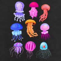 Retro Jellyfish Design Trucker Hat