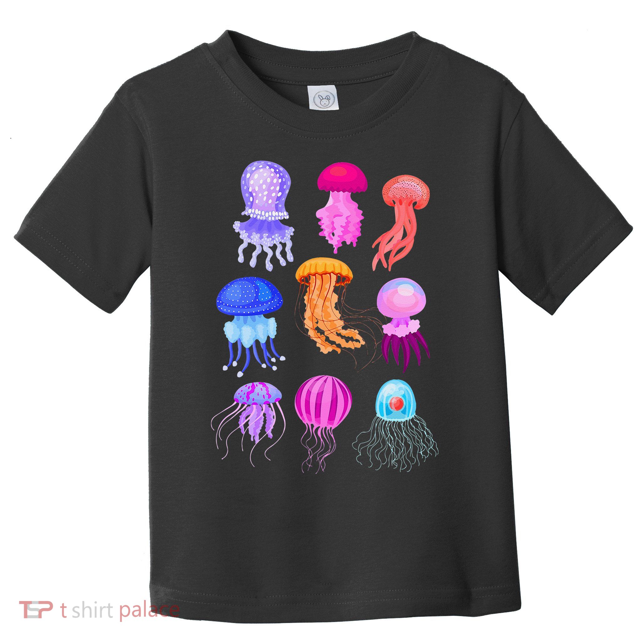 Retro Jellyfish Design Toddler T-Shirt