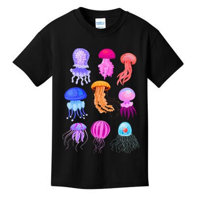 Retro Jellyfish Design Kids T-Shirt