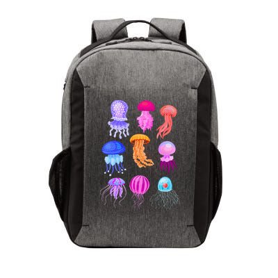 Retro Jellyfish Design Vector Backpack