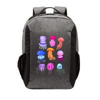 Retro Jellyfish Design Vector Backpack