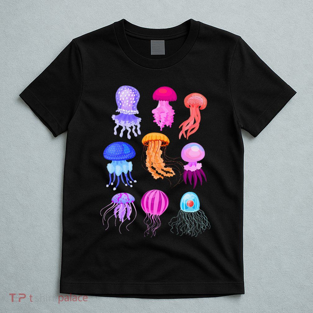 Retro Jellyfish Design T-Shirt