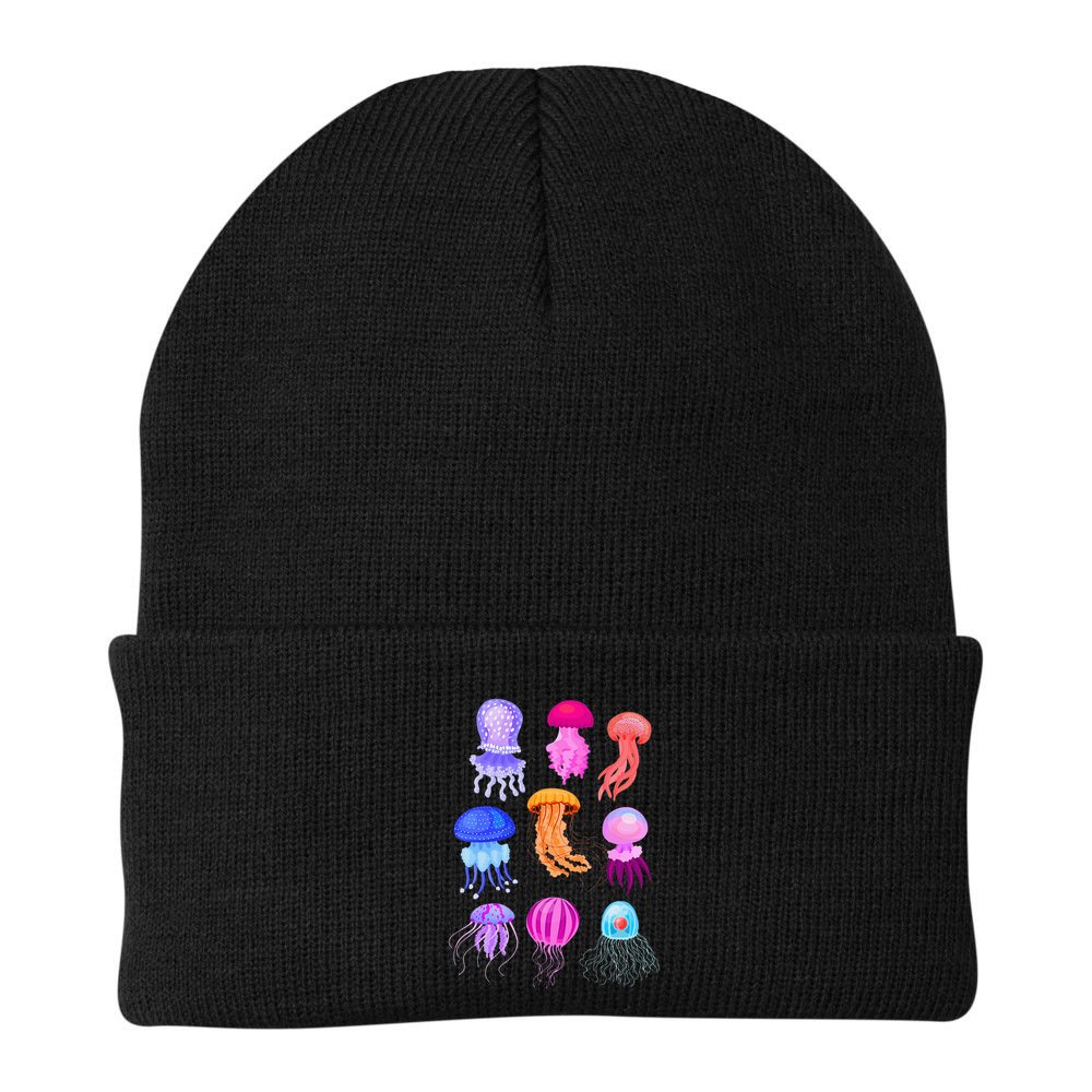 Retro Jellyfish Design Beanie