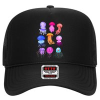 Retro Jellyfish Design Trucker Hat