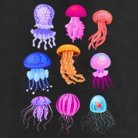 Retro Jellyfish Design Trucker Hat