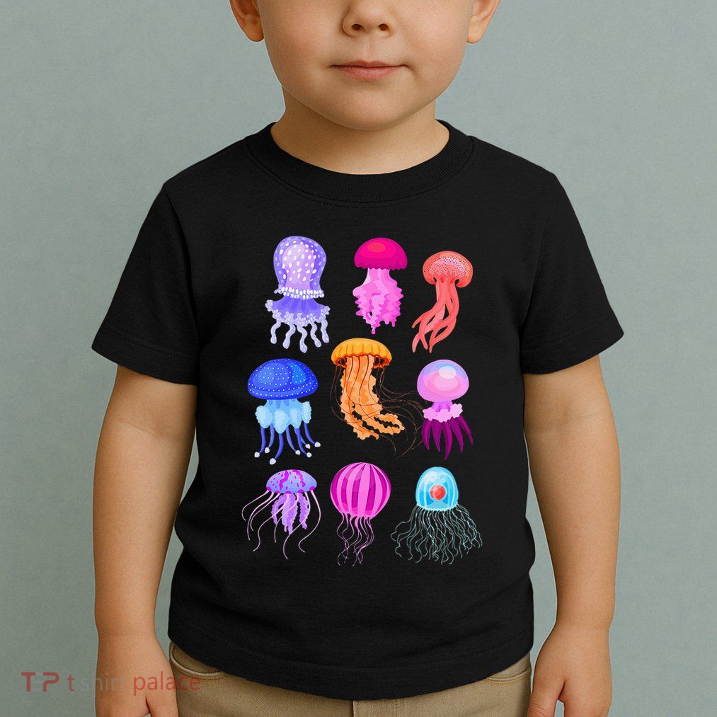 Retro Jellyfish Design Toddler T-Shirt