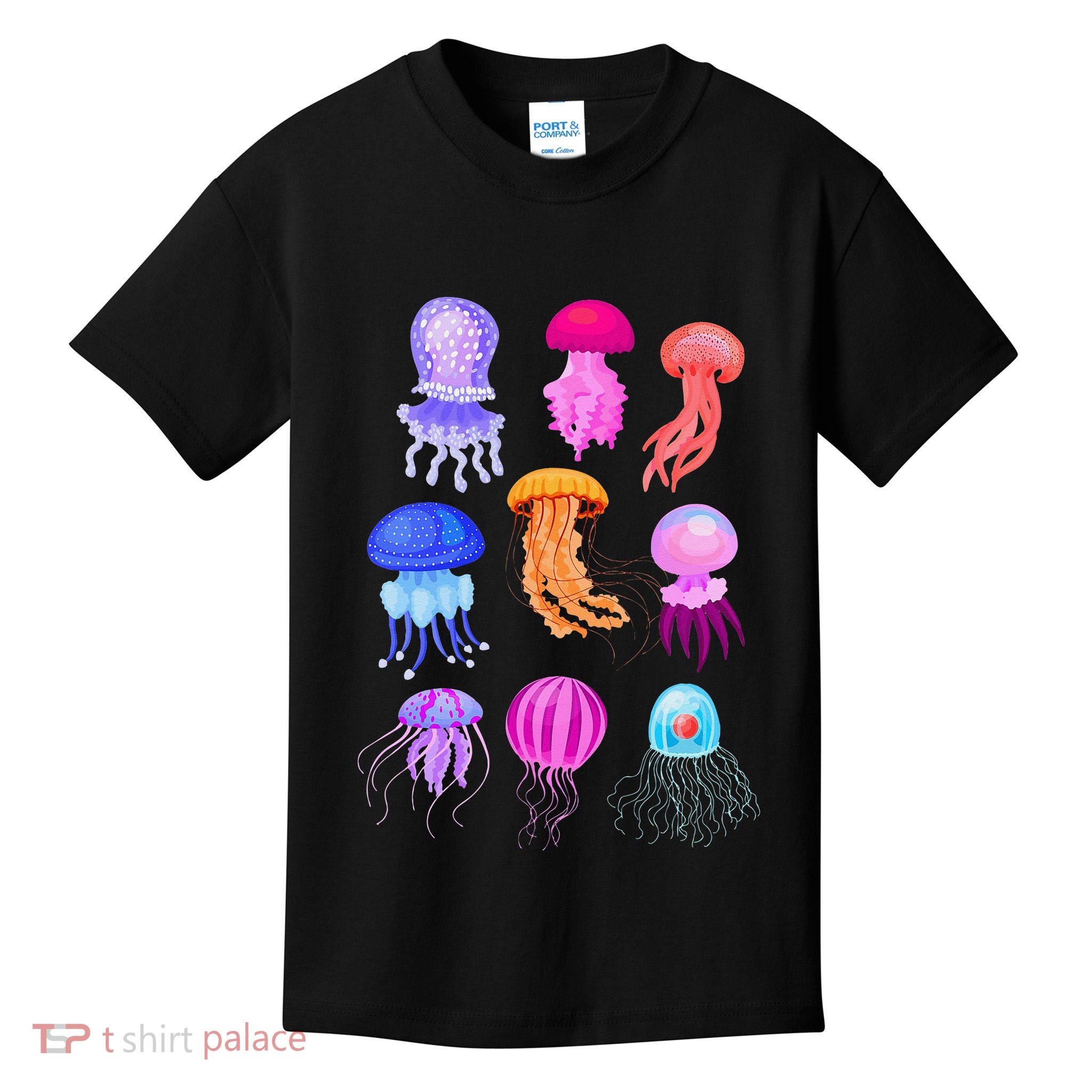 Retro Jellyfish Design Kids T-Shirt