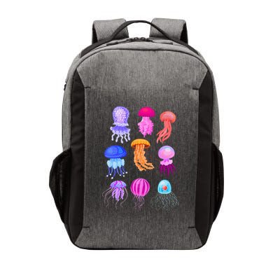 Retro Jellyfish Design Vector Backpack
