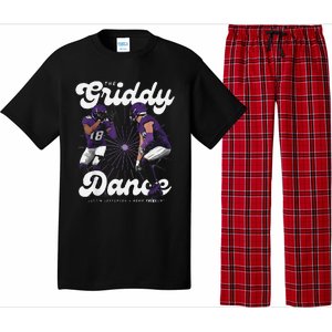 Retro Justinjefferson Dance Design 90s Graphic Pajama Set