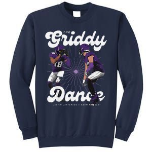 Retro Justinjefferson Dance Design 90s Graphic Sweatshirt