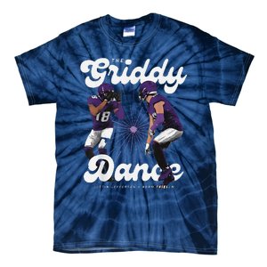 Retro Justinjefferson Dance Design 90s Graphic Tie-Dye T-Shirt