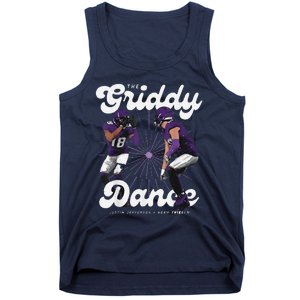 Retro Justinjefferson Dance Design 90s Graphic Tank Top