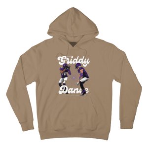 Retro Justinjefferson Dance Design 90s Graphic Hoodie