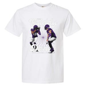 Retro Justinjefferson Dance Design 90s Graphic Garment-Dyed Heavyweight T-Shirt