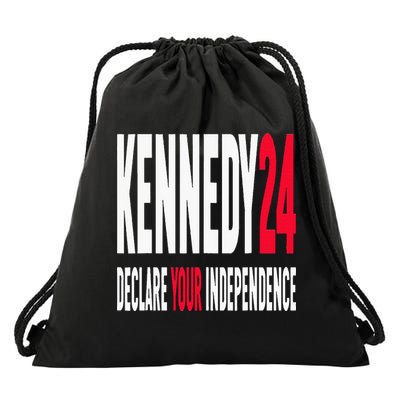 Rfk Jr Declare Your Independence For President 2024 Drawstring Bag