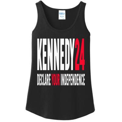 Rfk Jr Declare Your Independence For President 2024 Ladies Essential Tank