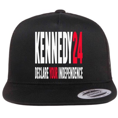Rfk Jr Declare Your Independence For President 2024 Flat Bill Trucker Hat