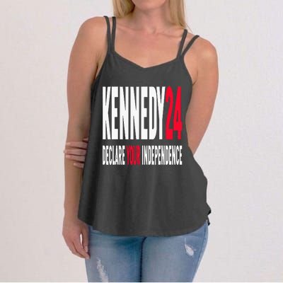 Rfk Jr Declare Your Independence For President 2024 Women's Strappy Tank