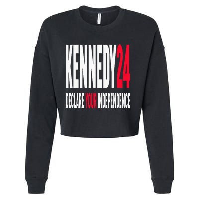 Rfk Jr Declare Your Independence For President 2024 Cropped Pullover Crew