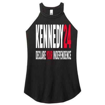 Rfk Jr Declare Your Independence For President 2024 Women's Perfect Tri Rocker Tank