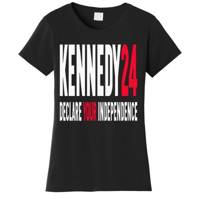 Rfk Jr Declare Your Independence For President 2024 Women's T-Shirt