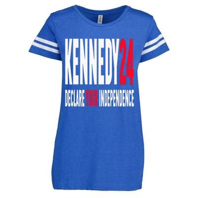 Rfk Jr Declare Your Independence For President 2024 Enza Ladies Jersey Football T-Shirt