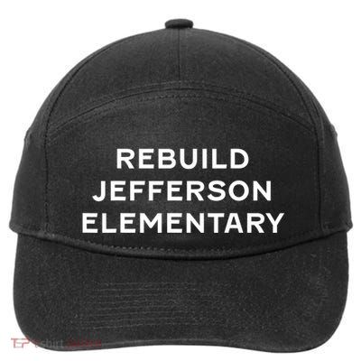 Rebuild Jefferson Elementary School 7-Panel Snapback Hat