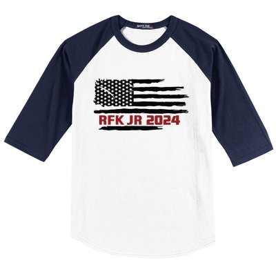 RFK Jr Election 2024 Baseball Sleeve Shirt