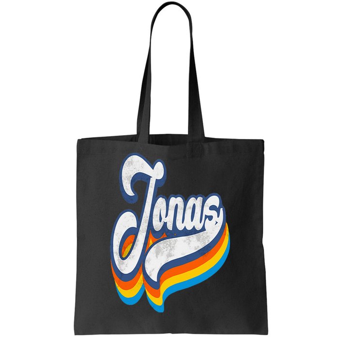 Retro Jonas First Name Vintage Jonas Tote Bag