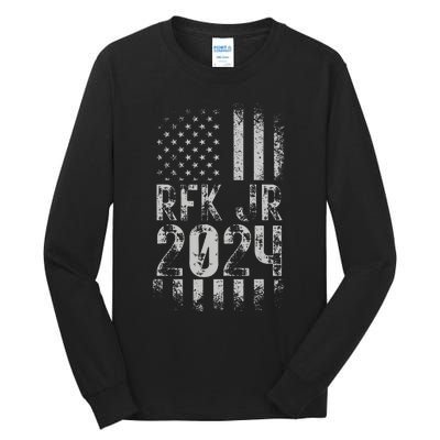 RFK JR For President 2024 Robert Kennedy Jr 24 Flag Classic Tall Long Sleeve T-Shirt