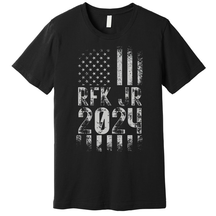 RFK JR For President 2024 Robert Kennedy Jr 24 Flag Classic Premium T-Shirt