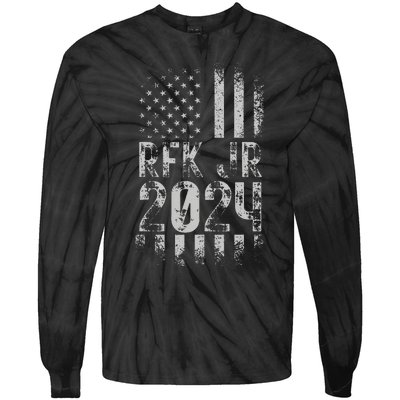 RFK JR For President 2024 Robert Kennedy Jr 24 Flag Classic Tie-Dye Long Sleeve Shirt