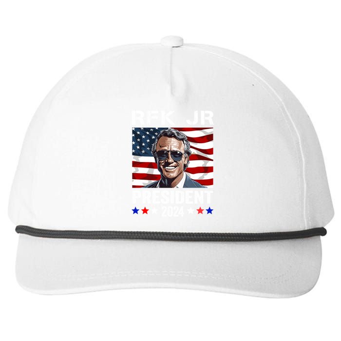 RFK JR For President 2024 Robert Kennedy Jr 24 Snapback Five-Panel Rope Hat