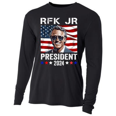 RFK JR For President 2024 Robert Kennedy Jr 24 Cooling Performance Long Sleeve Crew