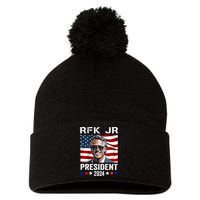 RFK JR For President 2024 Robert Kennedy Jr 24 Pom Pom 12in Knit Beanie