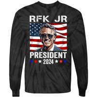 RFK JR For President 2024 Robert Kennedy Jr 24 Tie-Dye Long Sleeve Shirt