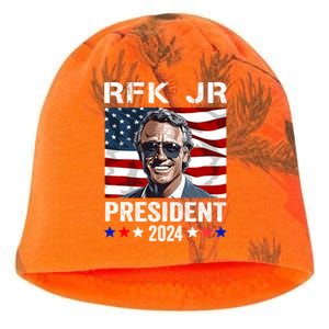 RFK JR For President 2024 Robert Kennedy Jr 24 Kati - Camo Knit Beanie