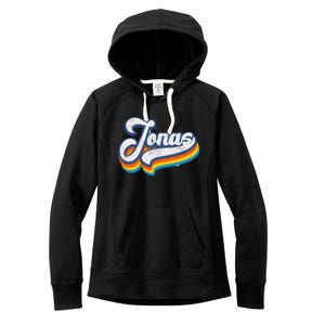 Retro Jonas First Name Jonas Women's Fleece Hoodie