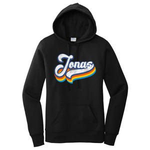 Retro Jonas First Name Jonas Women's Pullover Hoodie