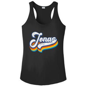 Retro Jonas First Name Jonas Ladies PosiCharge Competitor Racerback Tank