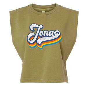 Retro Jonas First Name Jonas Garment-Dyed Women's Muscle Tee