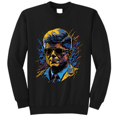 Retro John F Kennedy Pop Sweatshirt
