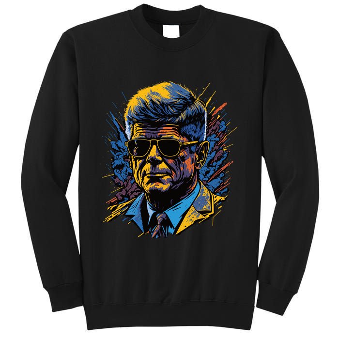 Retro John F Kennedy Pop Sweatshirt