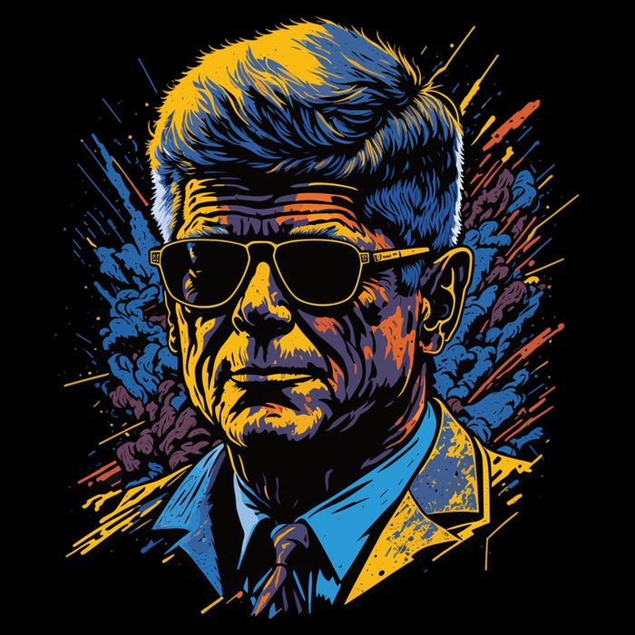 Retro John F Kennedy Pop Sweatshirt