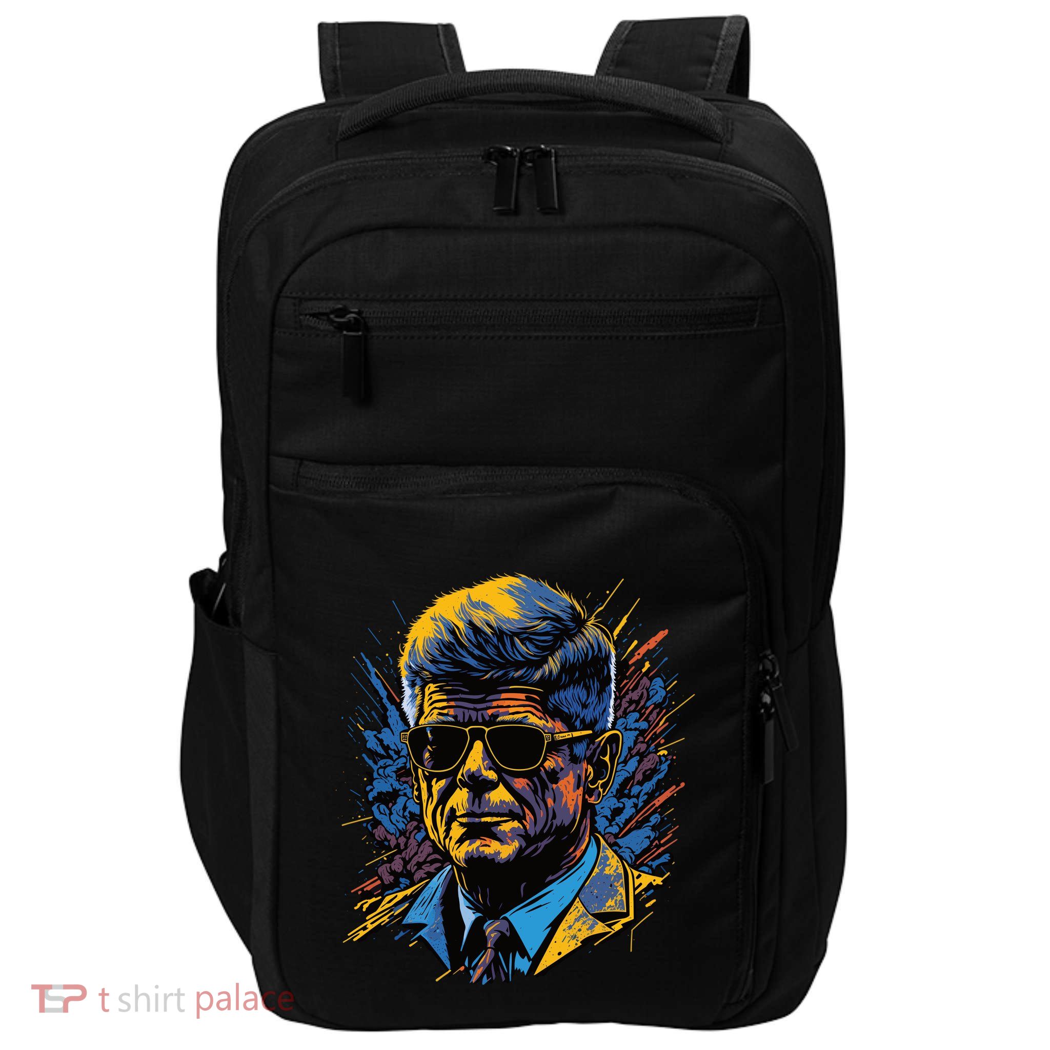 Retro John F Kennedy Pop Impact Tech Backpack