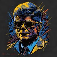 Retro John F Kennedy Pop 11oz C Handle Ceramic Mug