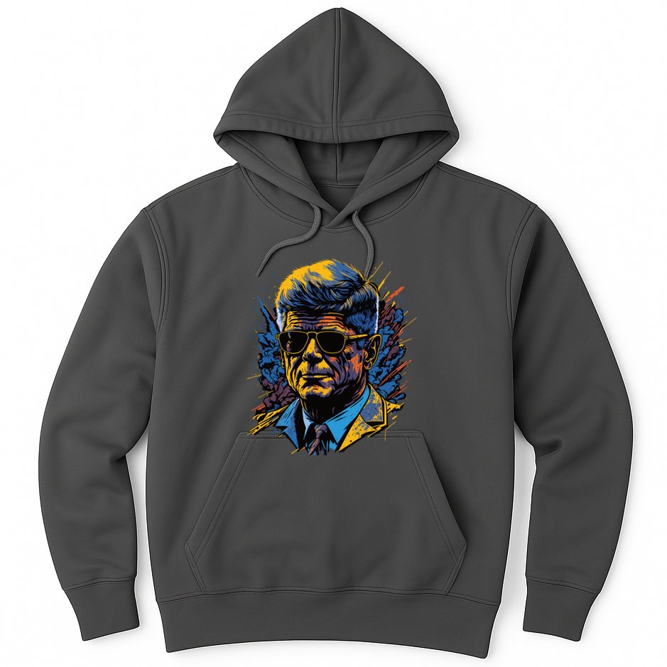 Retro John F Kennedy Pop Hoodie