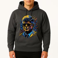 Retro John F Kennedy Pop Hoodie