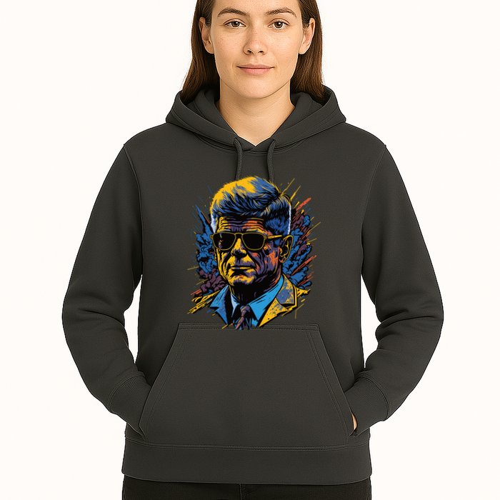 Retro John F Kennedy Pop Hoodie