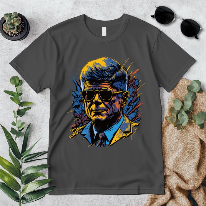 Retro John F Kennedy Pop Premium T-Shirt